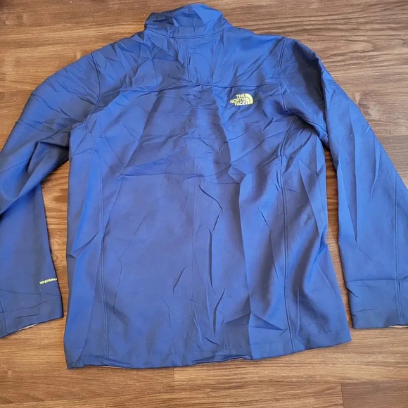 The North Face Boys Windwall Full Zip Fleece Line XL 18-20 Polyester Jacket Blue - Picture 3 of 10